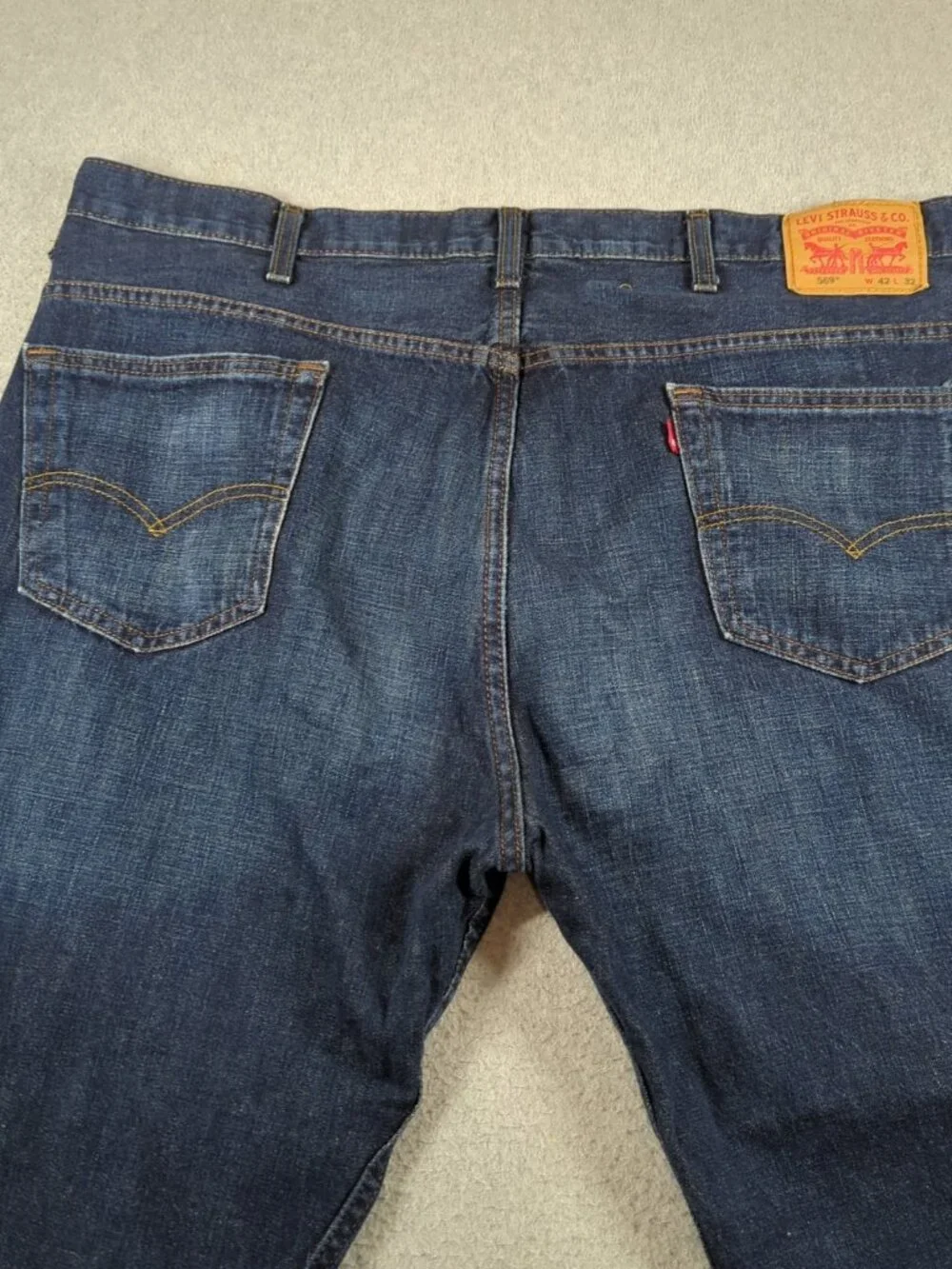 Levi's 569 Jeans Men's 42x32 (Actual 44x31) Loose Straight Relaxed Baggy